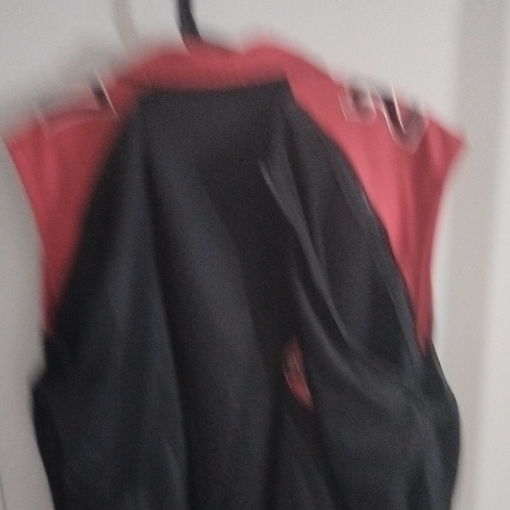 Men's Black and Red " Warm Up Jacket - Picture 12 of 15